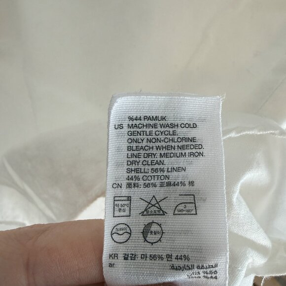 & Other Stories Linen blend scalloped tank top - Picture 5 of 5